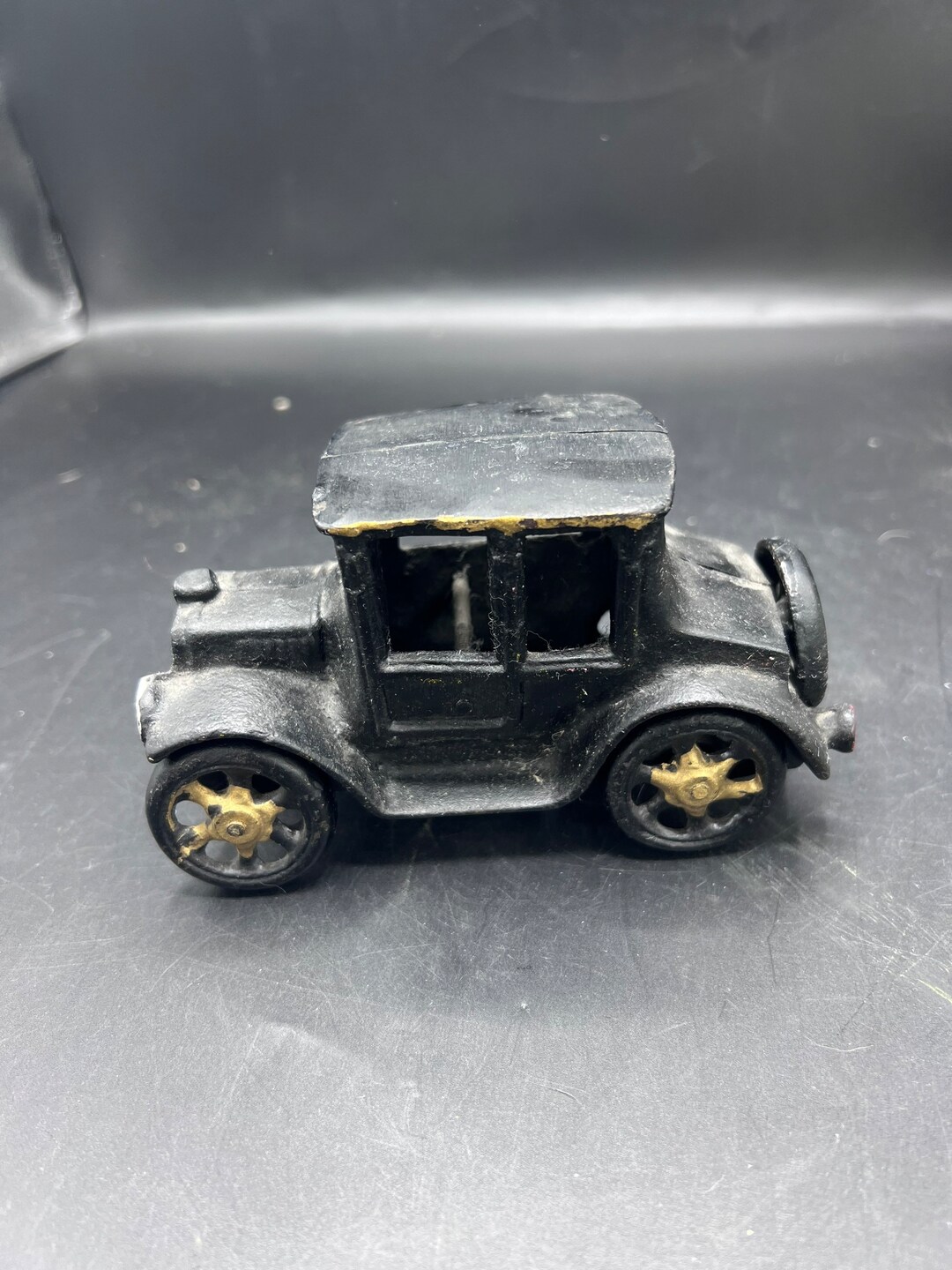 Vintage Cast Iron Ford Model T Toy Car Iron Art Co J.M. 131 Etsy