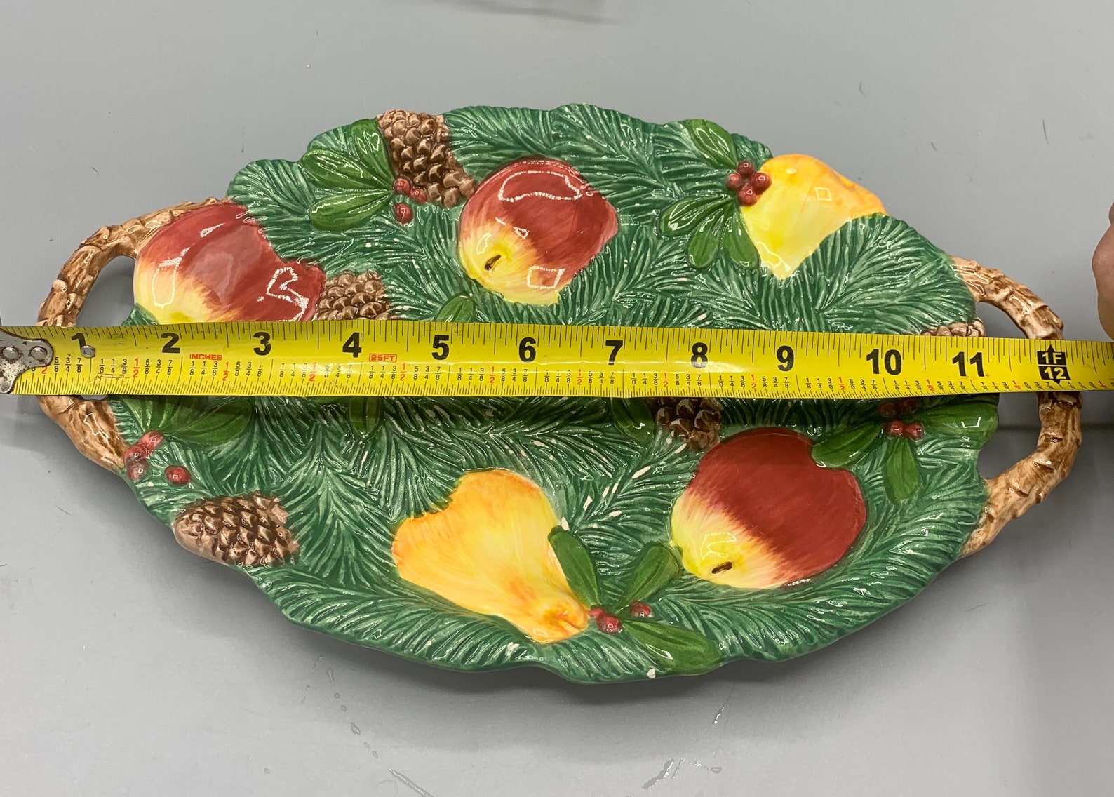 Fitz and Floyd Christmas Platters Santa Platter Oval Platter Etsy