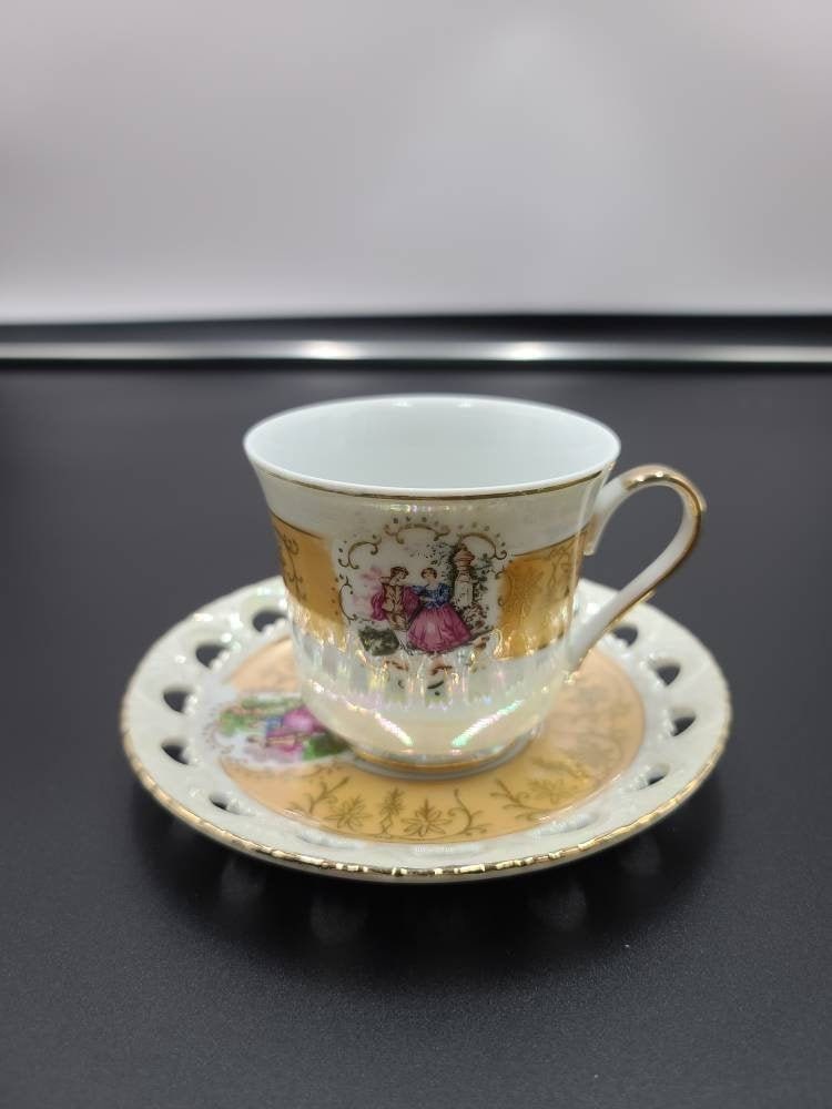 Japan MTK Love Story Tea Cups Vintage - Etsy Israel