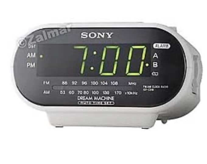 Sony ICFC318 Dream Machine AM/FM Clock Radio Etsy