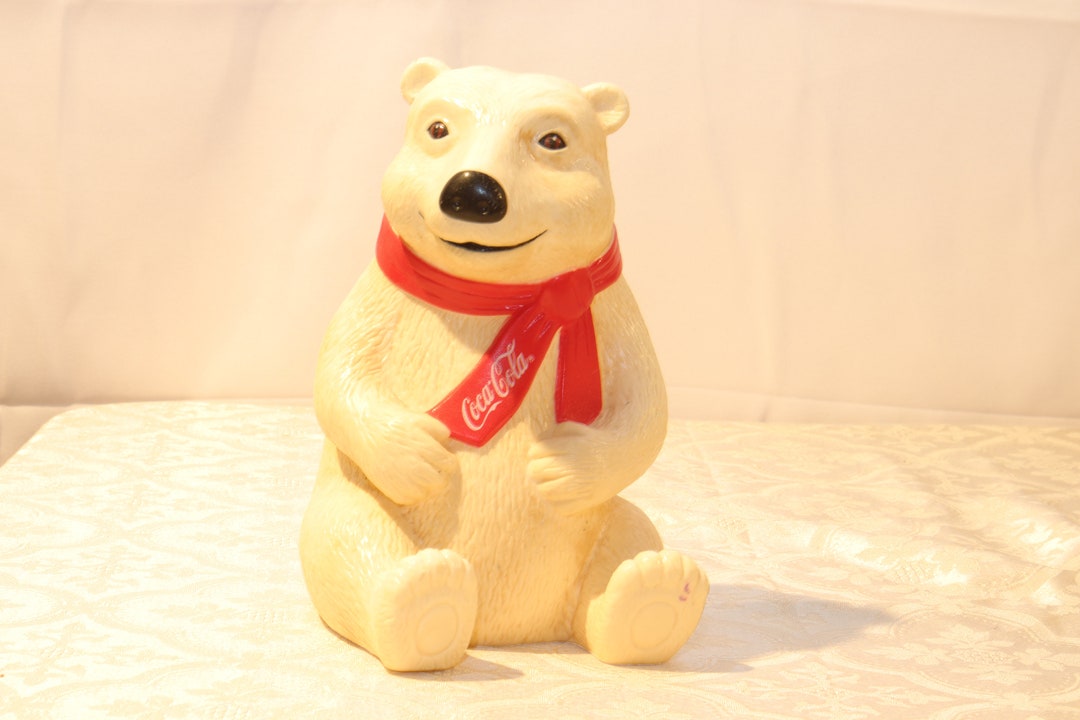 Coca-Cola コカコーラ　ミュージックーマ　クマ型スピーカー2005年景品 1 Coca-cola the Snack Factory Inc. Polar Bear Piggy Bank. 1