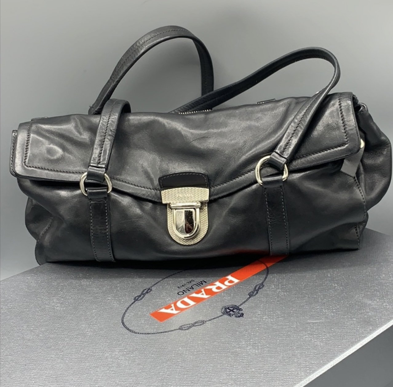 Prada Milano Dal 1913 Purse Bag - Black