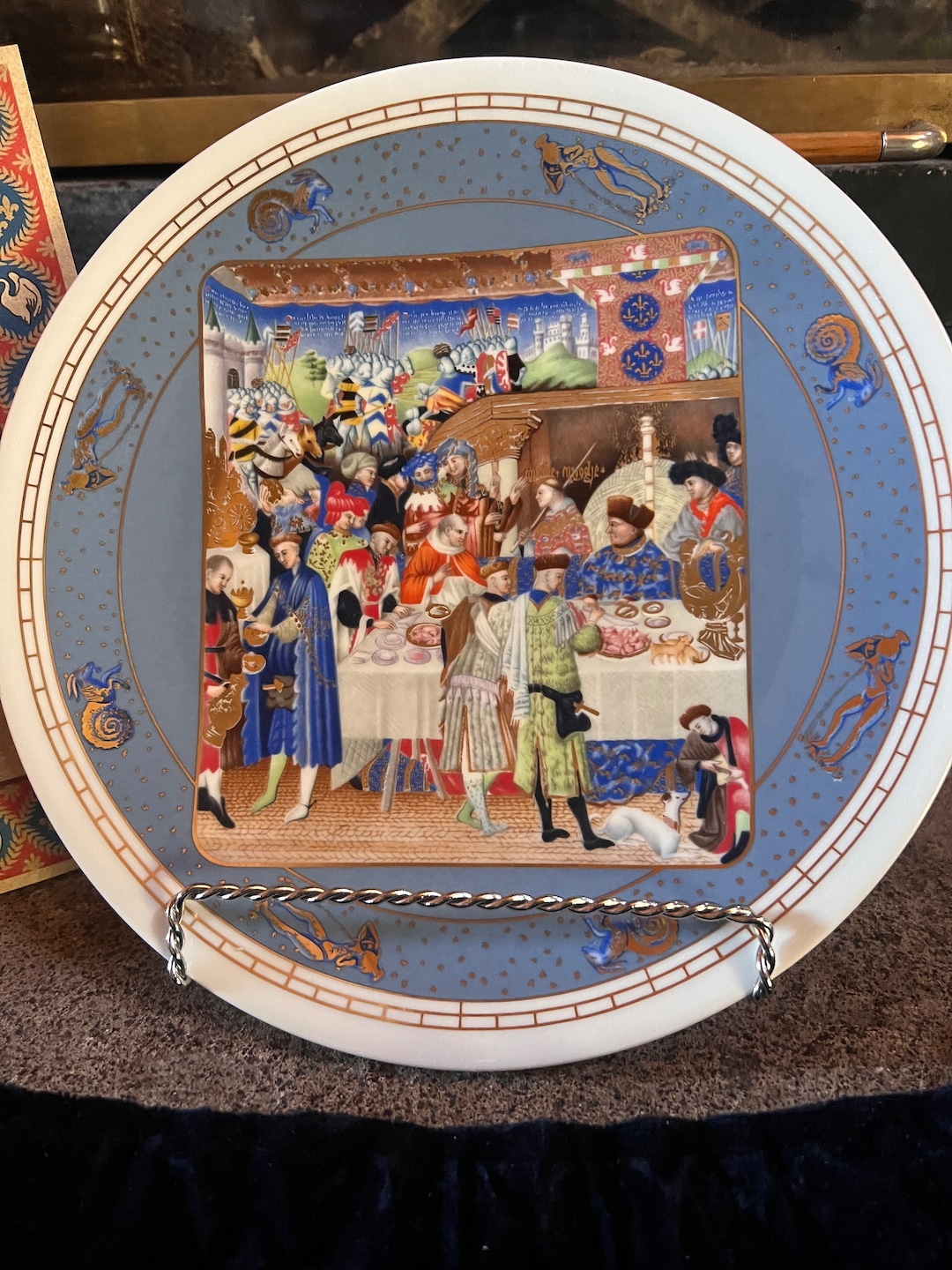 Bradford Exchange Limoges Janvier Les Cries Riches Heures De Jean