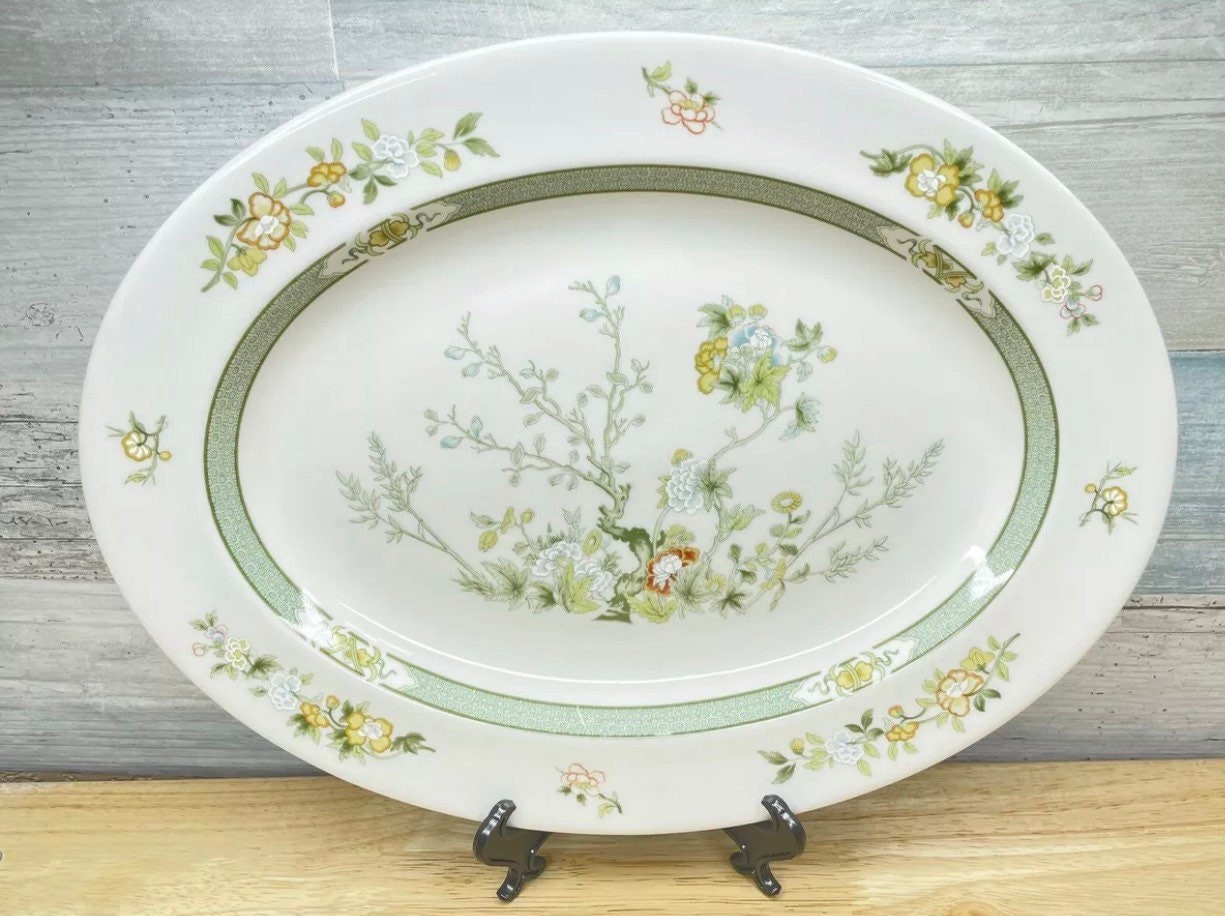 Vintage Royal Doulton China TONKIN 13 1/4 Chop Serving Etsy