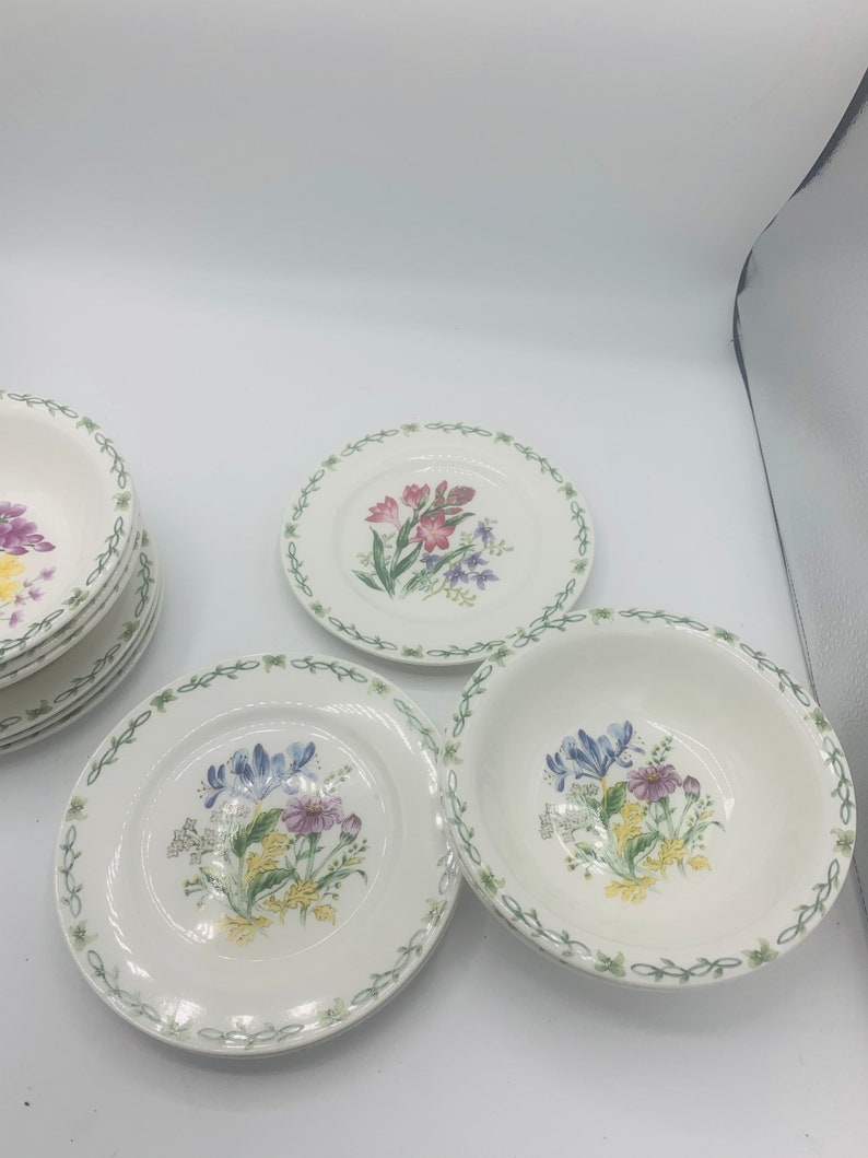 Dinnerware Thompson Floral Garden Bowl Plates Platters Dishes | Etsy