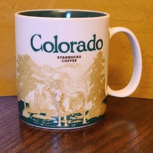 Starbucks state collection coffee mugs Michigan Phoenix Colorado image 2