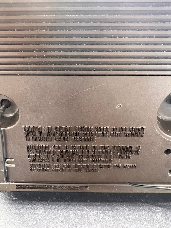 Vintage 80's Sony ICF-C21W AM/FM Alarm Clock Radio Dream Machine