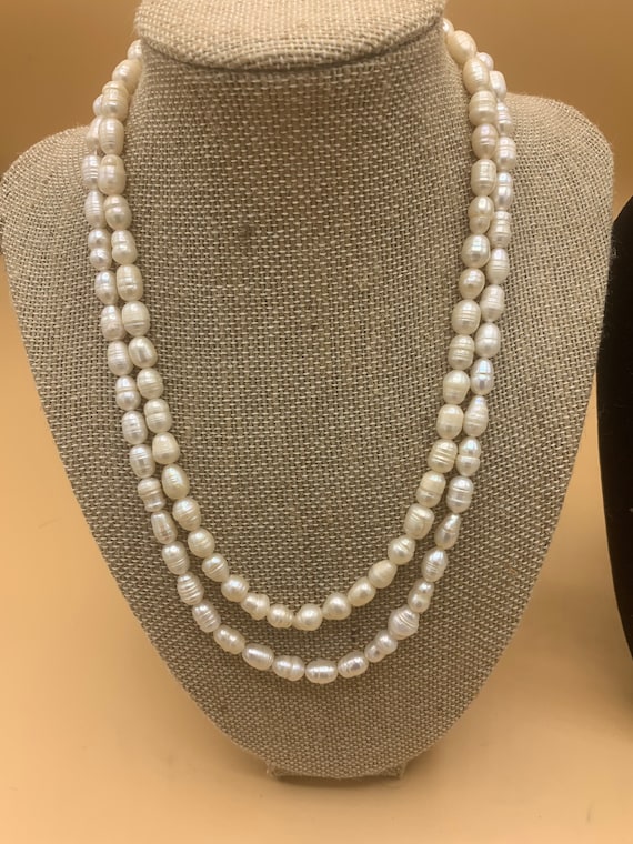 Fresh water pearls necklace Etsy