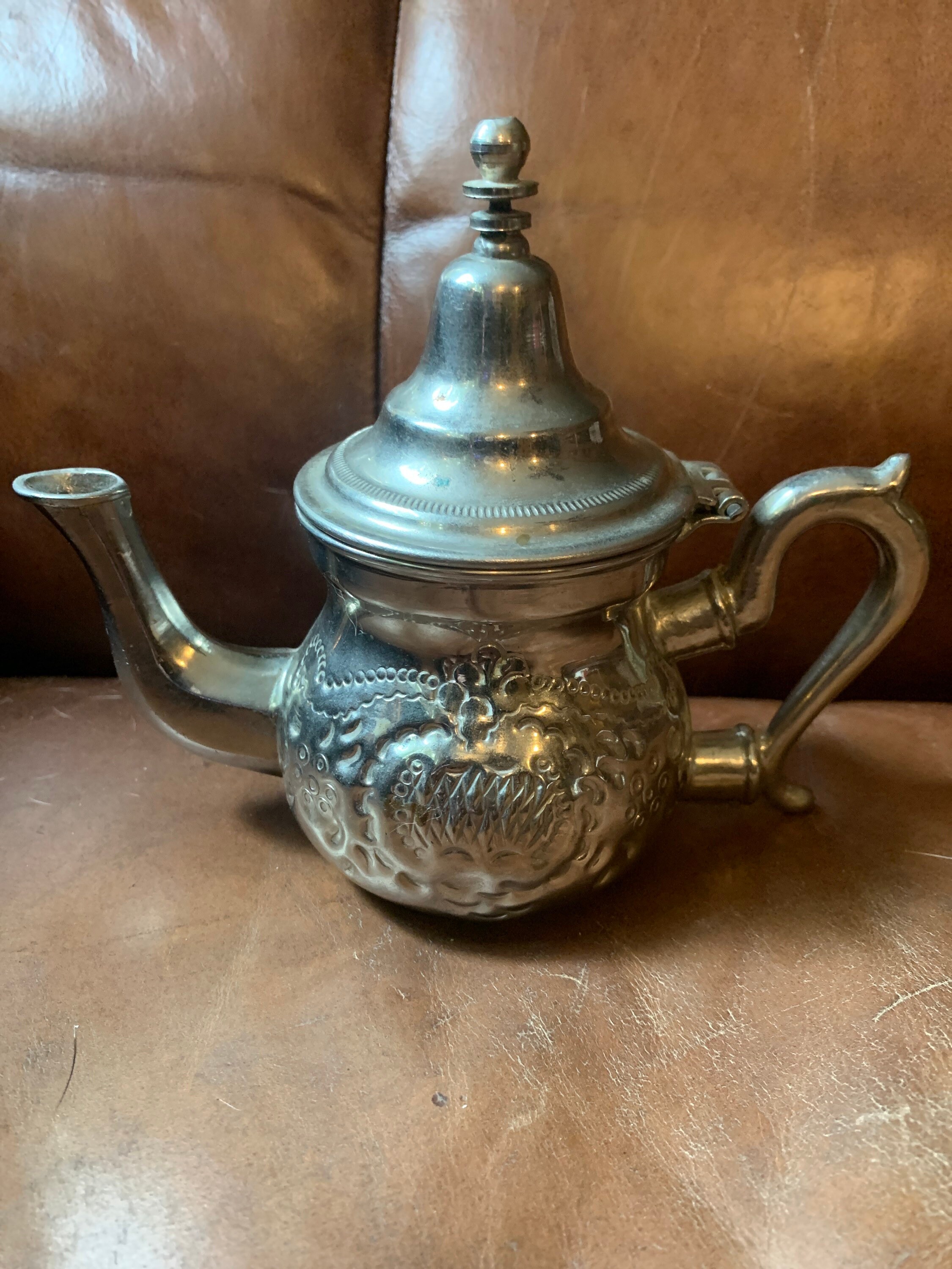 Vintage Moroccan Teapot Arabic Theieres Koutbla SALAAM Marque