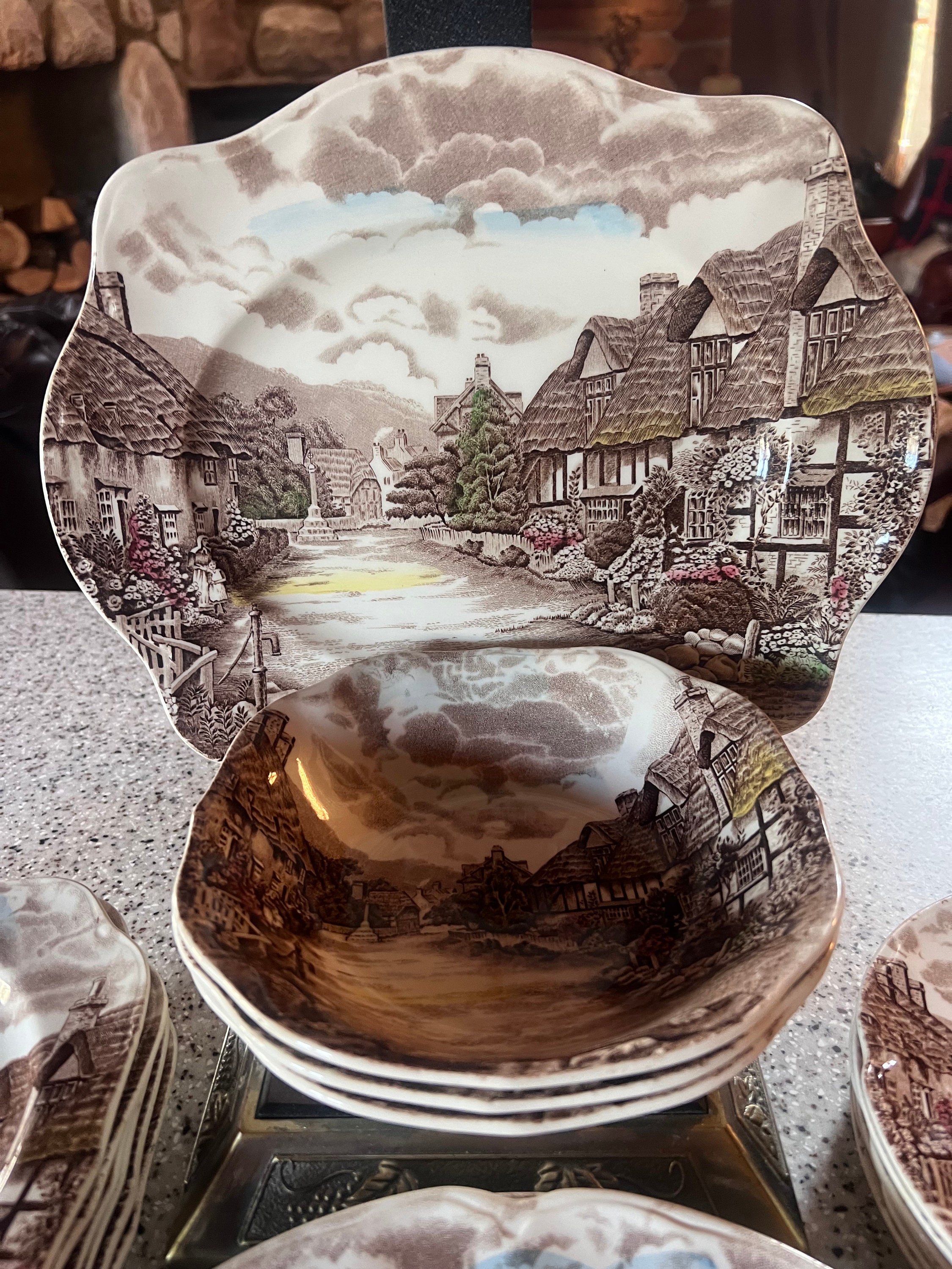 希少　アンティーク　英国　ジョンソンブラザーズ　皿　6枚 希少 アンティーク 英国 ジョンソンブラザーズ 皿 6枚 Johnson bros