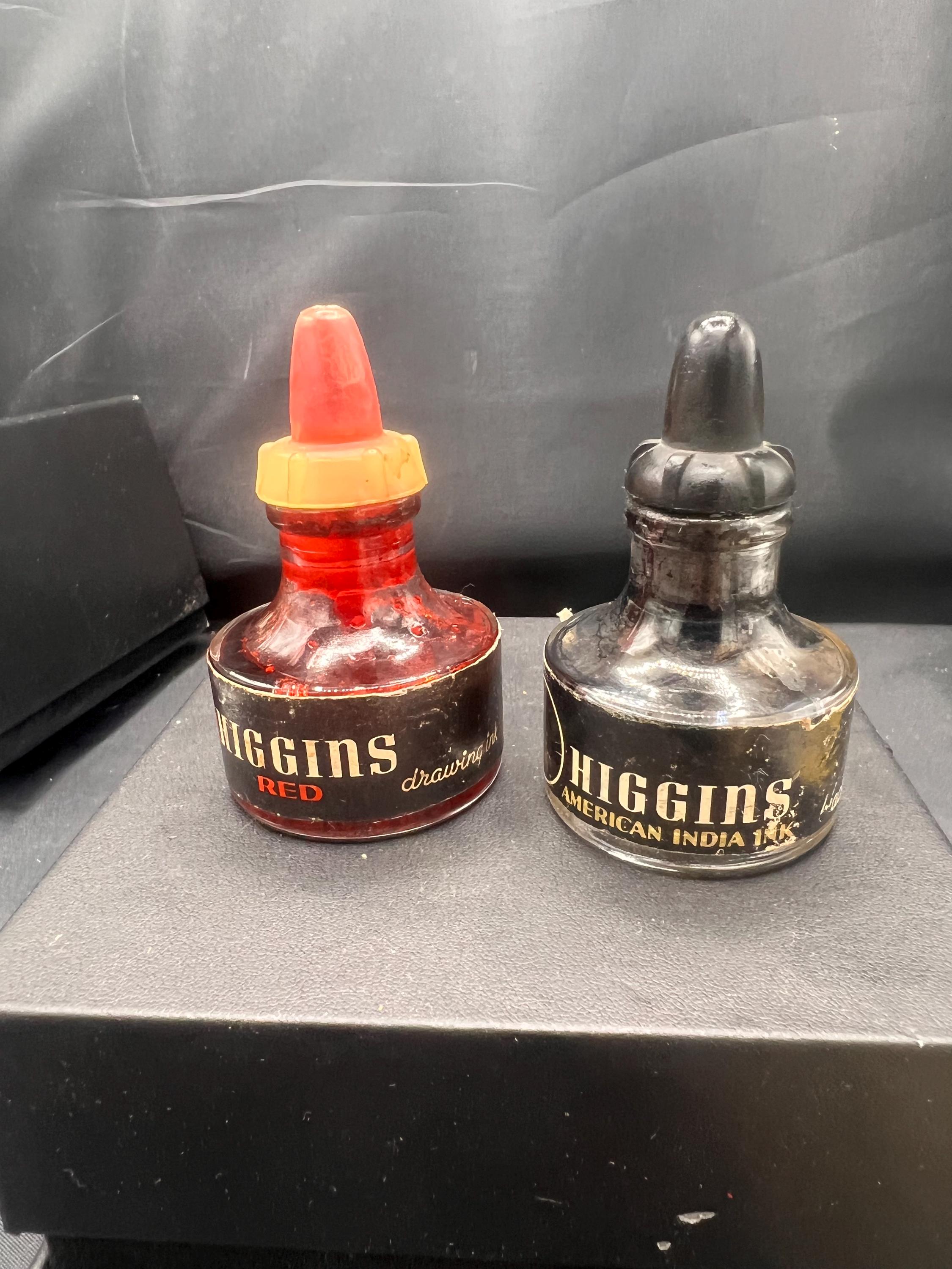 Vintage Higgins Drawing Ink Bottle - Etsy
