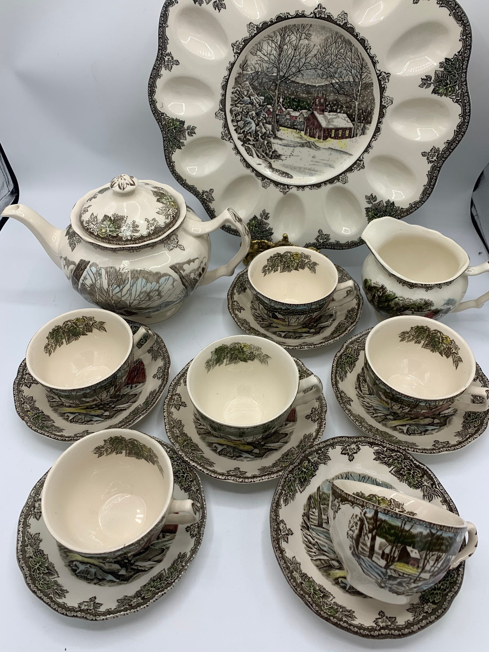 Vintage Friendly Village by Johnson Brothers Dishes Sold Individually - Etsy