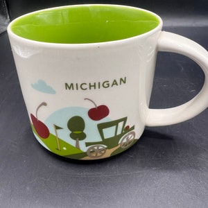 Starbucks state collection coffee mugs Michigan Phoenix Colorado image 7