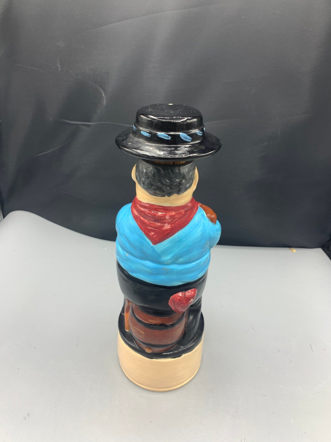 Ceramic wine decanter man with hat Etsy