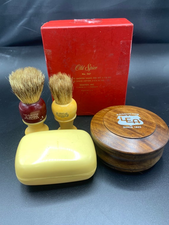 Vintage Trade Simms Shaving Brushes and Soap Sold as a Set of 4 or  Separate/ Lea Soap in Wood Box Soap Holder -  Canada