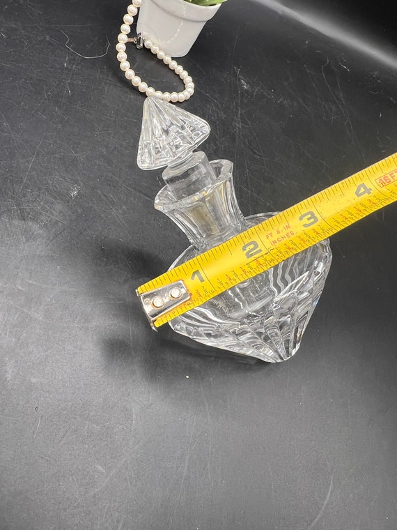 Vintage Stuart Crystal Linear Pattern Crystal Cut… - image 9