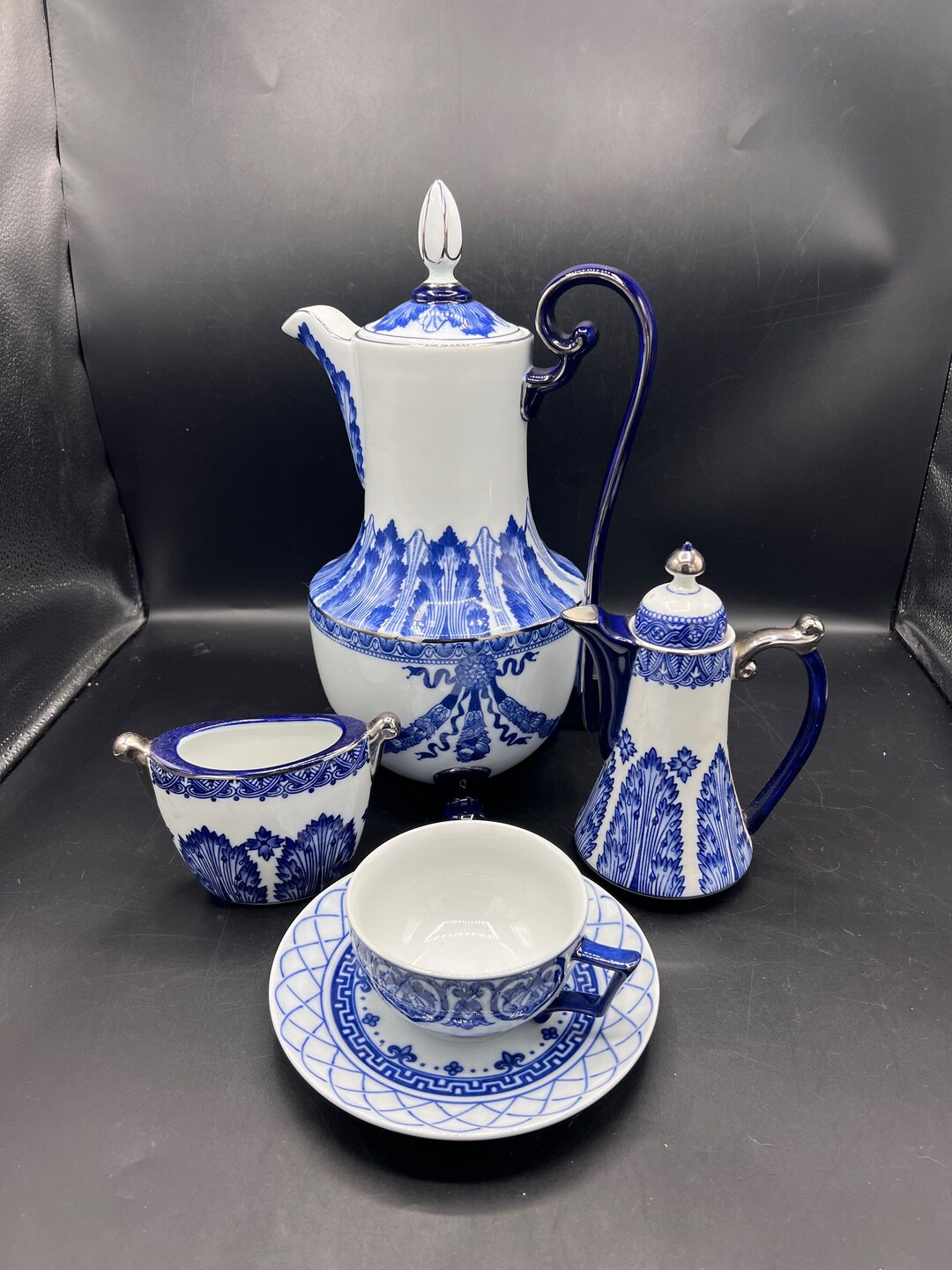 RARE Vintage Bombay Tea Set Made in China BMA35 Large Teapot Etsy