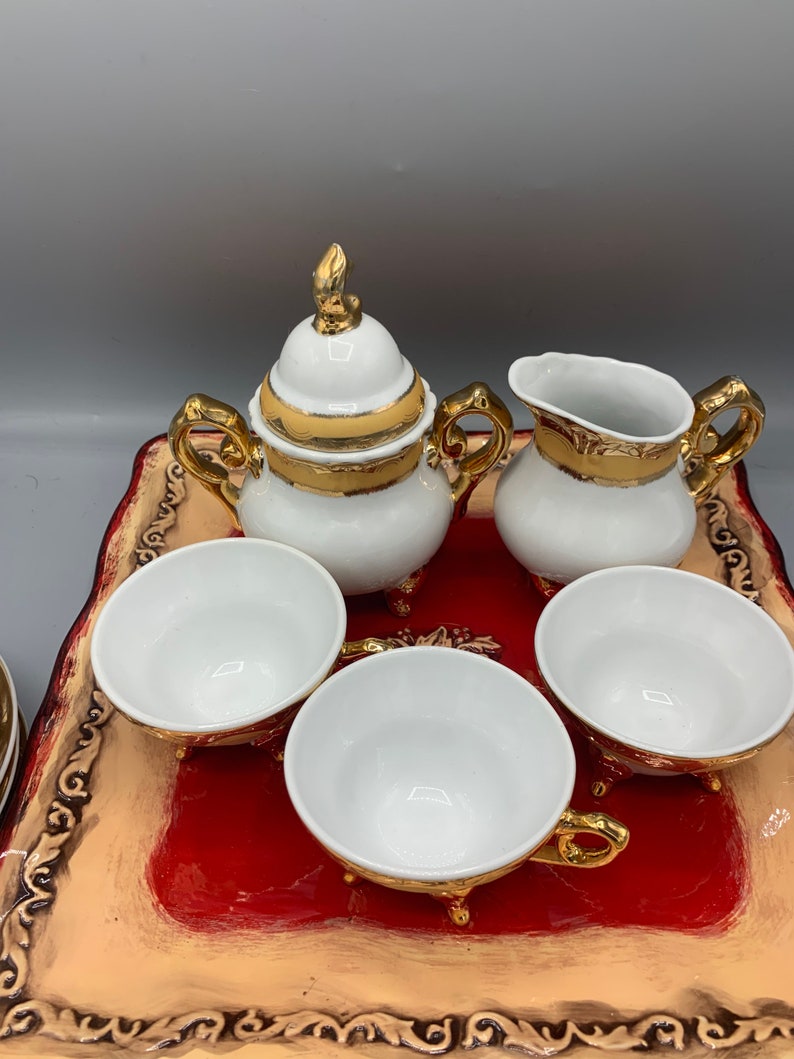 MGH Japan Gold Japanese Tea Set Etsy