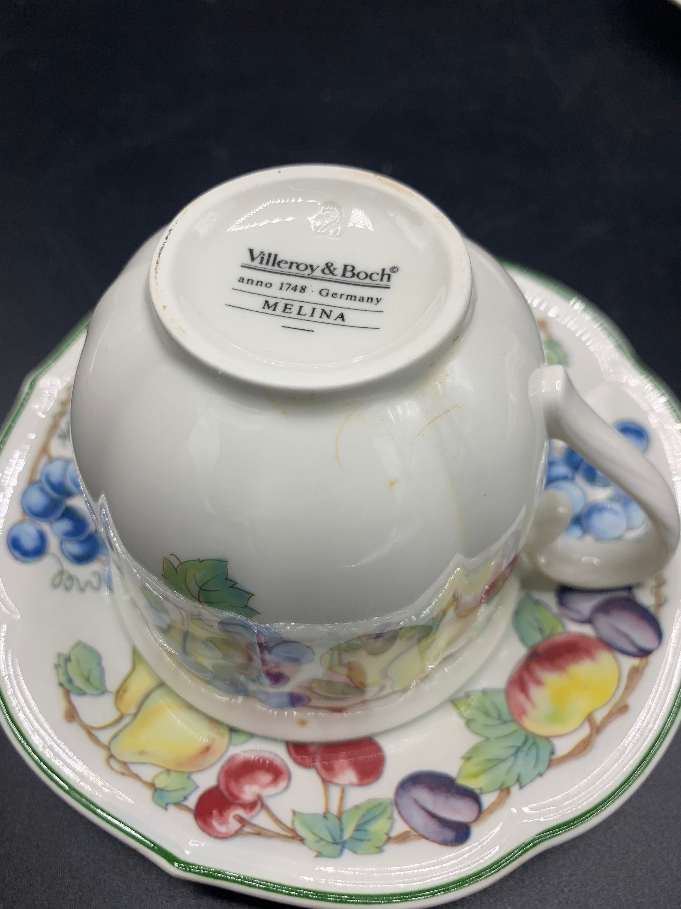 Villeroy and Boch Melina Cereal Bowl Cup & Saucer Germany - Etsy