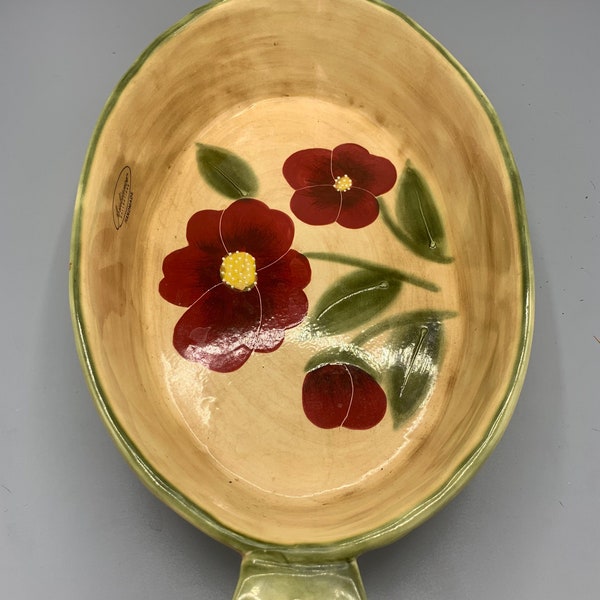 Vajilla con patrón de patrón de fleur rouge de ambiente vintage