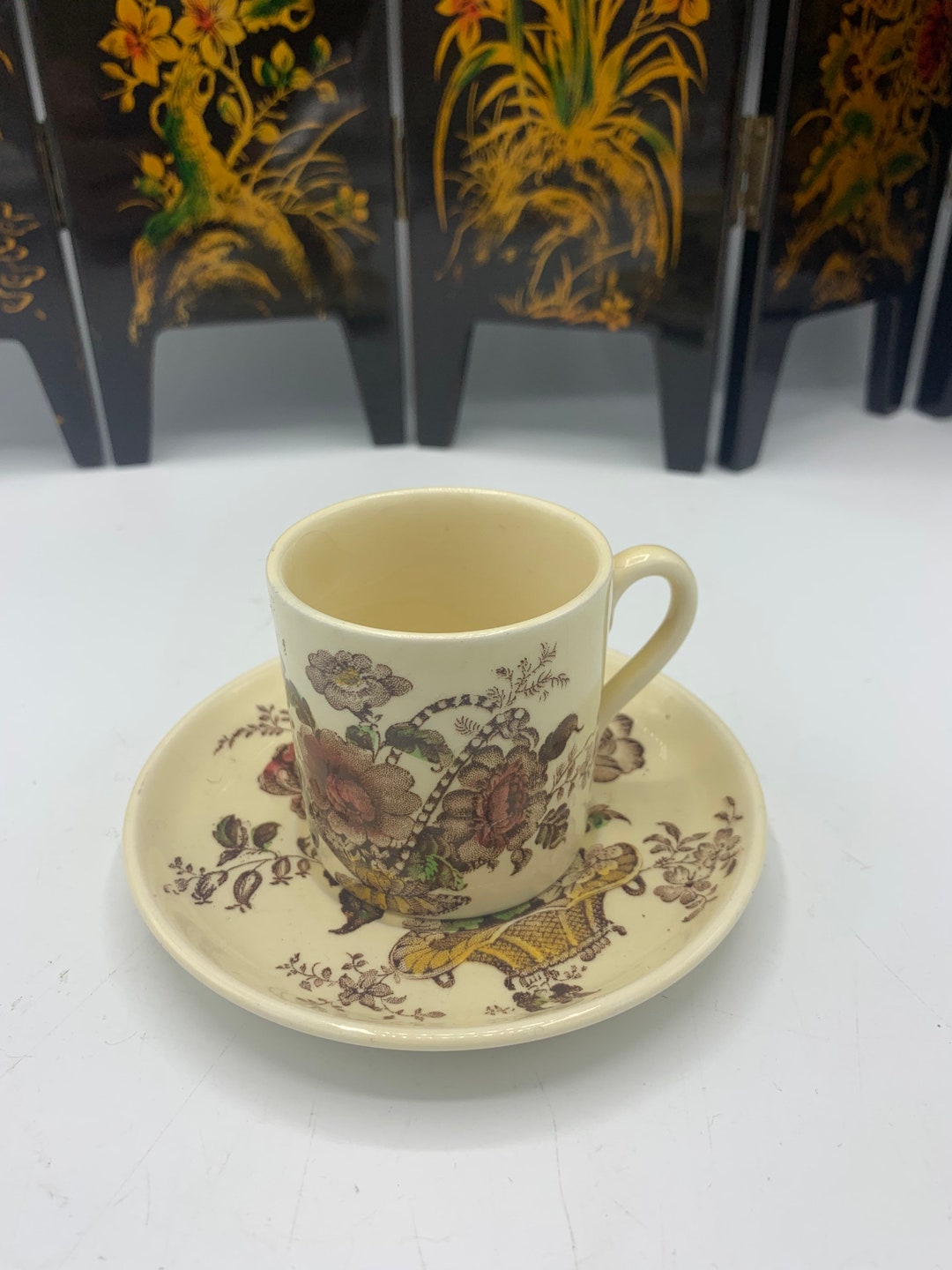Saucers Charlotte Brown by Royal Staffordshire, Charlotte Royal