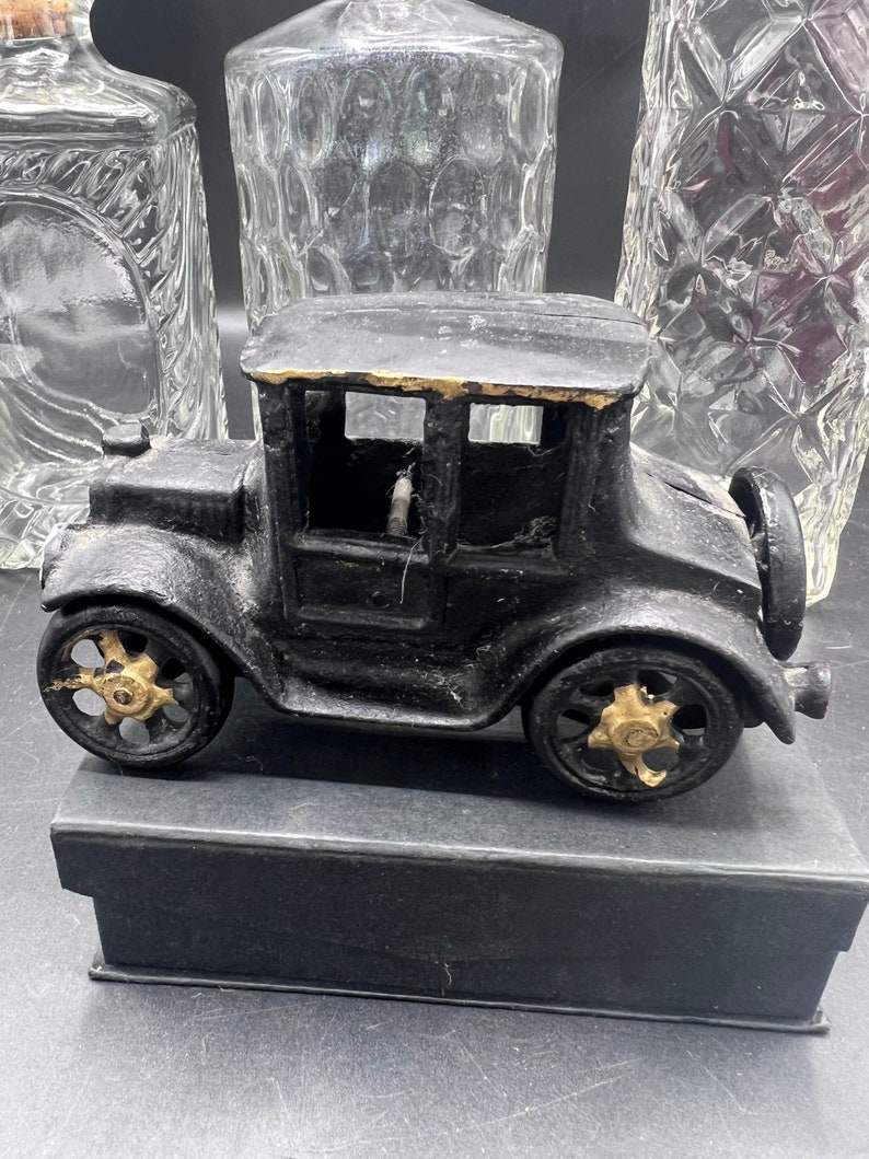 Vintage Cast Iron Ford Model T Toy Car Iron Art Co J.M. 131 Etsy