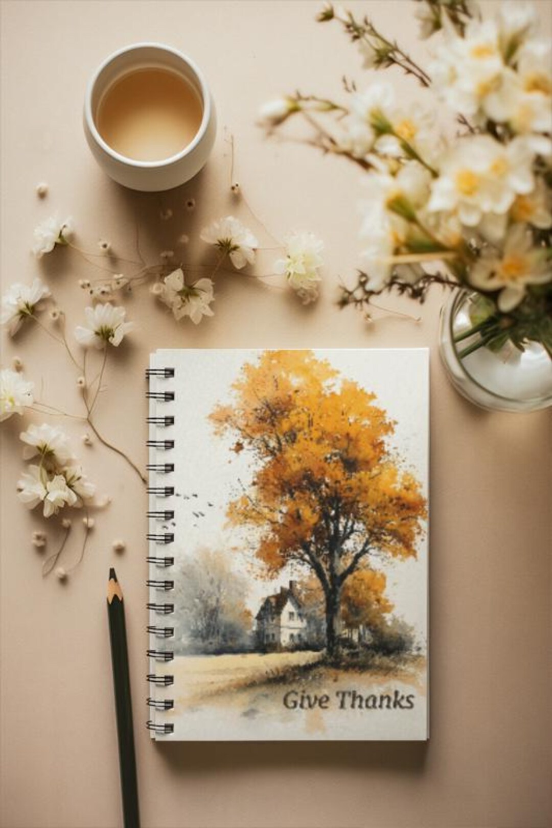 Autumn Themed Spiral Notebook - Perfect for Gratitude Journaling ...
