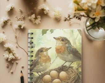Nature-Inspired Spiral Notebook - Beautiful Bird Design, Eco-Friendly Journal, Gift for Bird Lovers, Perfect for Note Taking, [...]