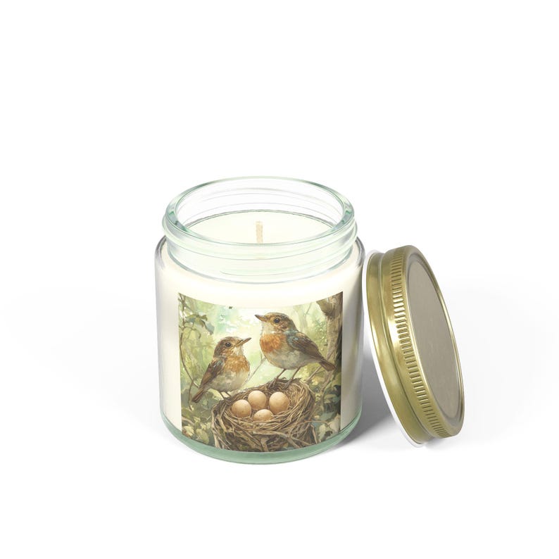 Charming Bird's Nest Scented Candle - Cozy Gift for Bird Lovers, Home Decor, Aromatherapy, Spring Celebrations, Mother's Day image 6