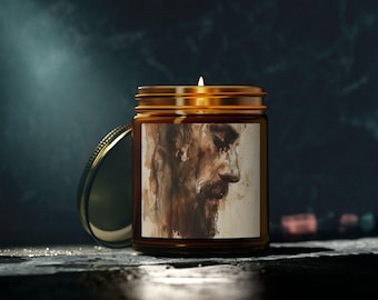 Artisan Scented Candle: Coconut Apricot Wax, Relaxation, Home Decor