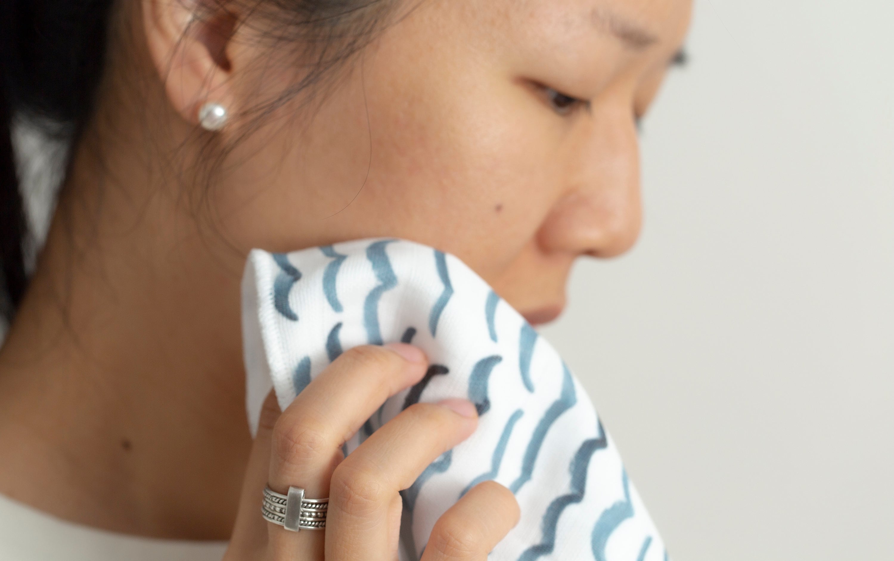 Organic Cotton Muslin Face Cloth Exfoliating Towel Set Ecofriendly Swap Plastic Free Gift Set