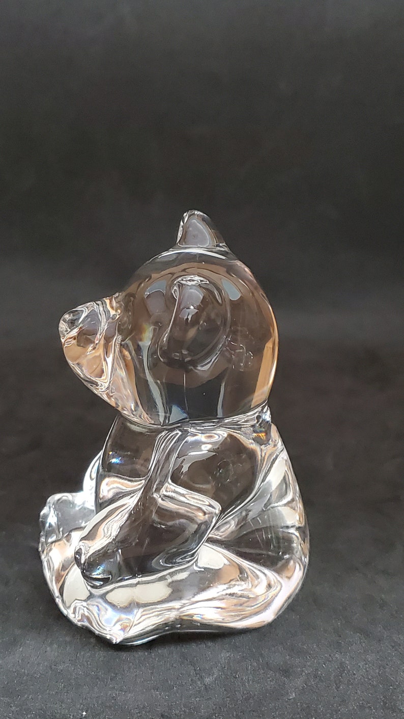 Princess House Crystal Bear Figurine Etsy