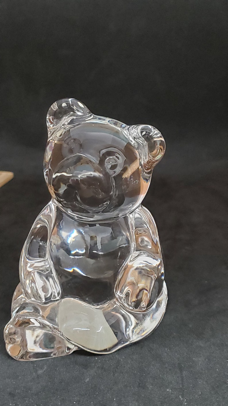 Princess House Crystal Bear Figurine Etsy