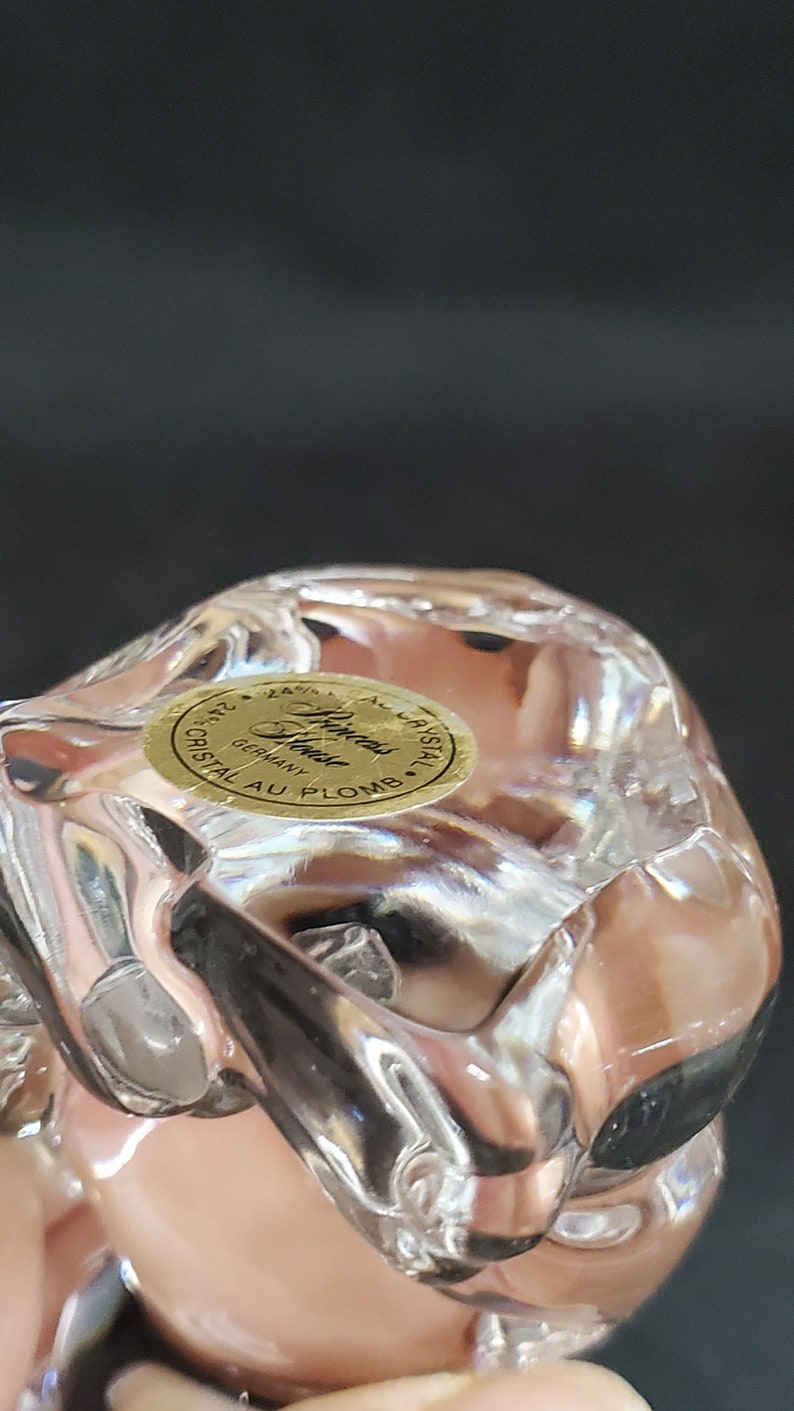 Princess House Crystal Bear Figurine Etsy