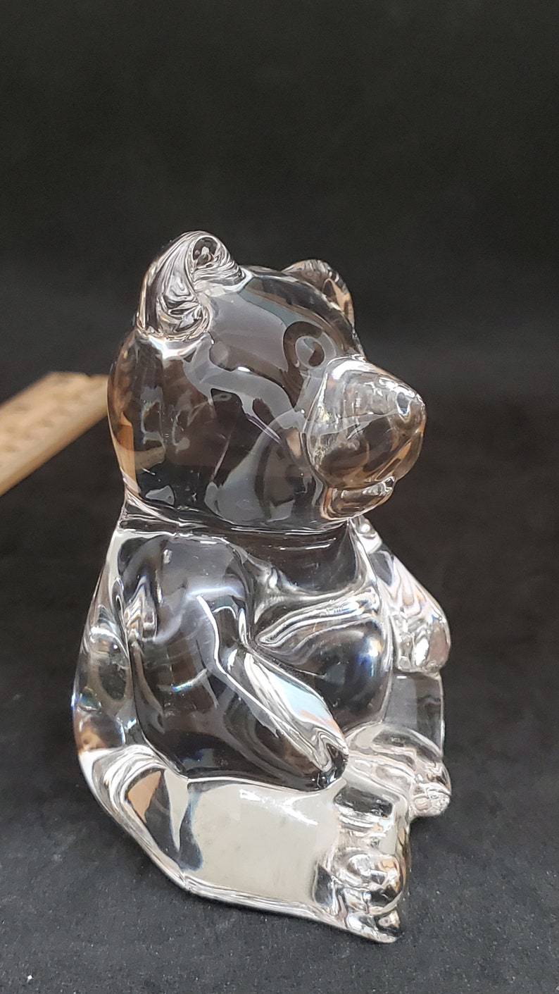 Princess House Crystal Bear Figurine Etsy