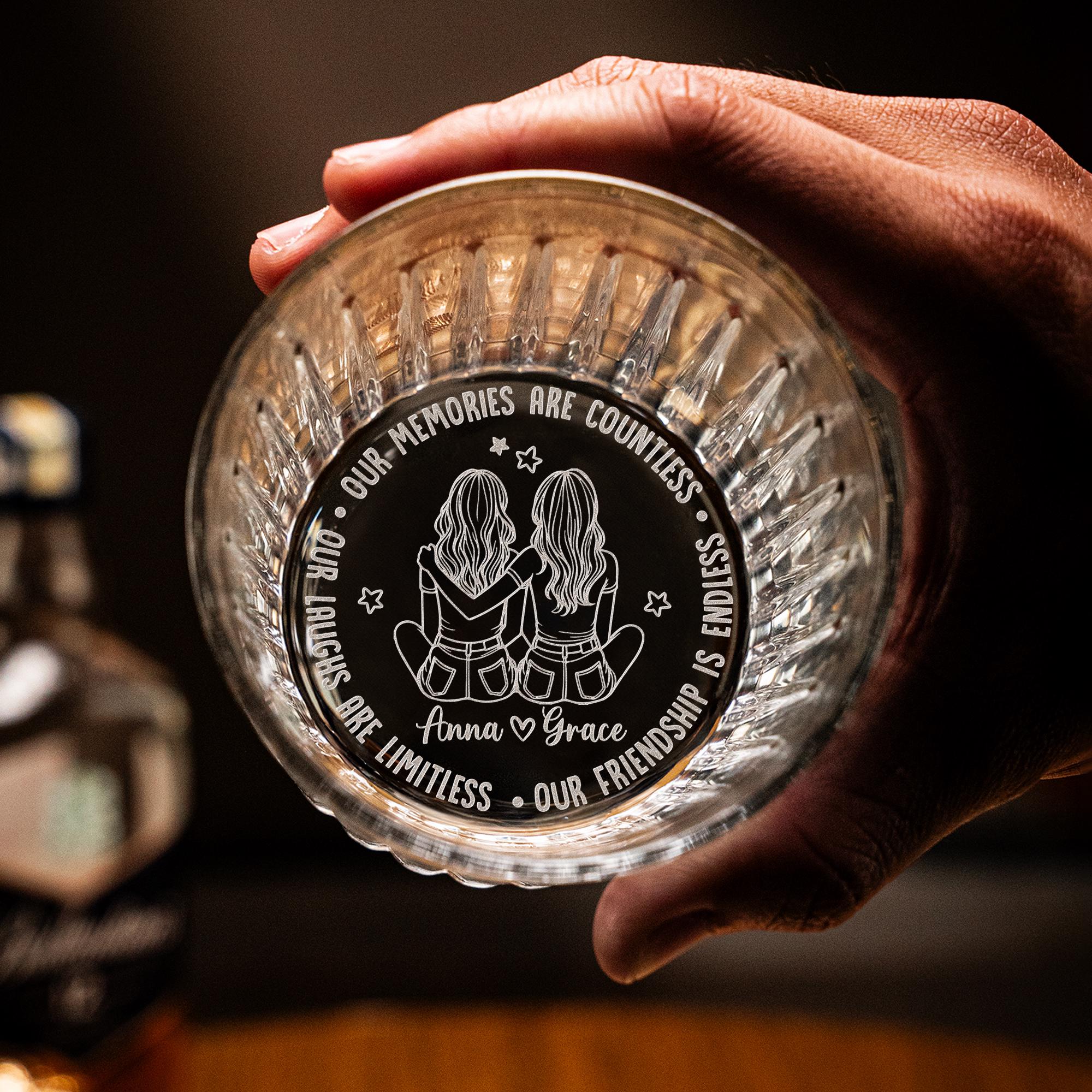 thumbnail image 2 of Sister Gifts Stemless Rainbow Wine Glass, Best Sister Birthday & Graduation Gifts, 15oz, Women-Side By Side Or Miles Apart, Always Close At Heart 2 of 13