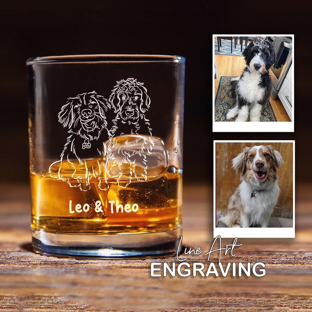 I'll Be Watching You - Dog Personalized Custom Whiskey Glass - Gift For Pet Owners, Pet Lovers