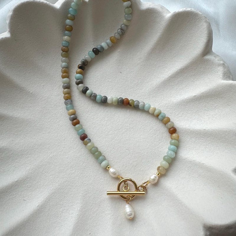 Precious Natural Stone Necklace main image 0
