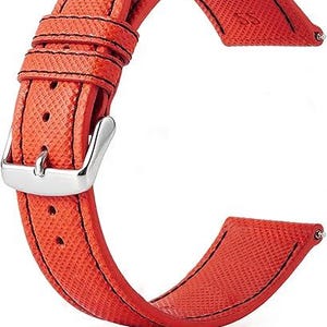 NATO® APEX™ Tactical Sail Cloth Heavy Duty Two Piece Water Resistant Nylon Hybrid Summer Strap Watch Band Diver Sport Smart Watch 20mm 22mm Red