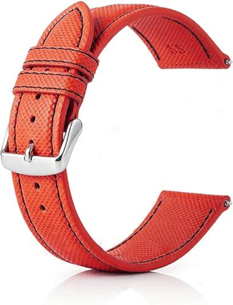 NATO® APEX™ Tactical Sail Cloth Heavy Duty Two Piece Water Resistant Nylon Hybrid Summer Strap Watch Band Diver Sport Smart Watch 20mm 22mm Red