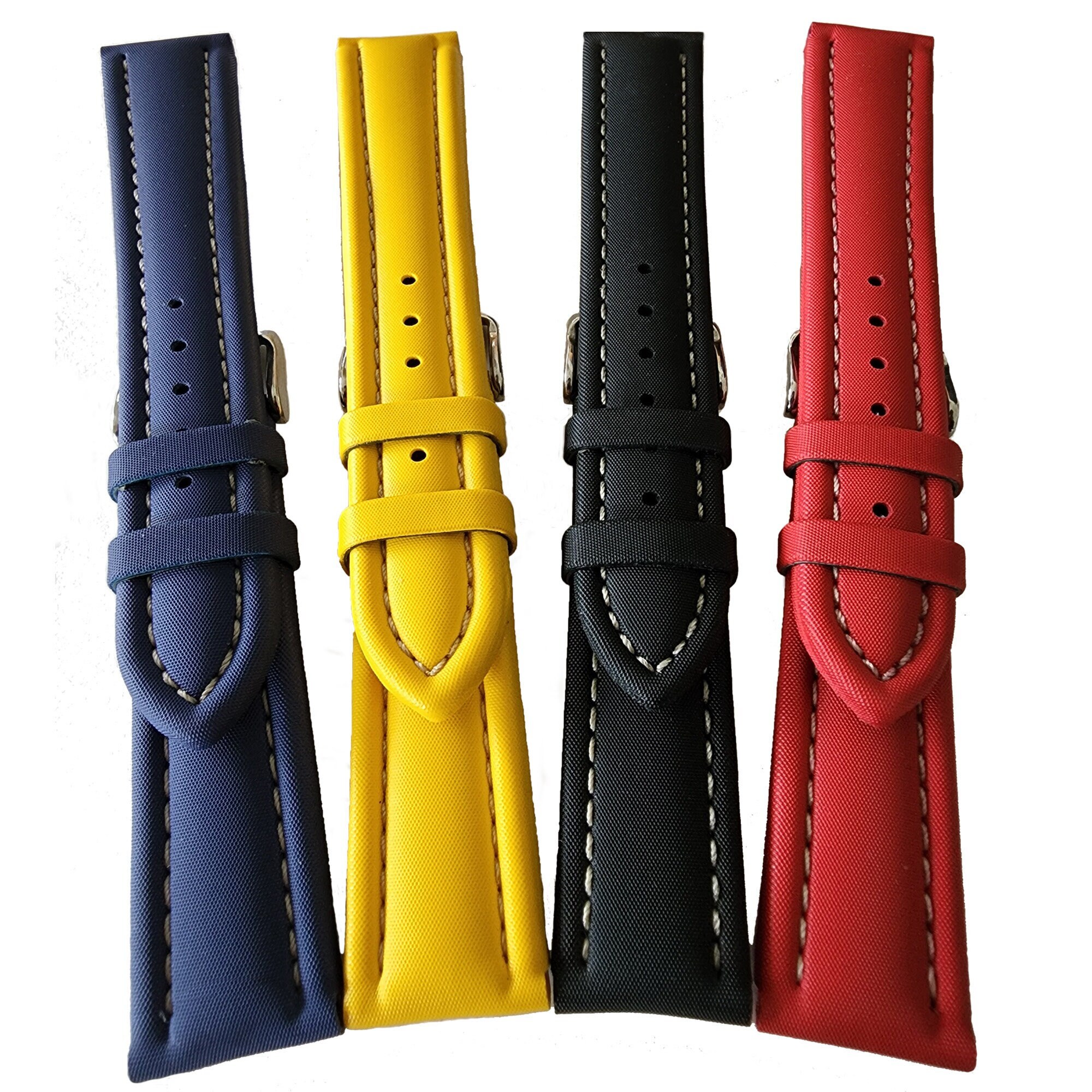 tonjett high quality multicolor nylon sailcloth watch... NATO® Sail Cloth Two Piece Summer Strap Water Resistant Nylon Watch ...