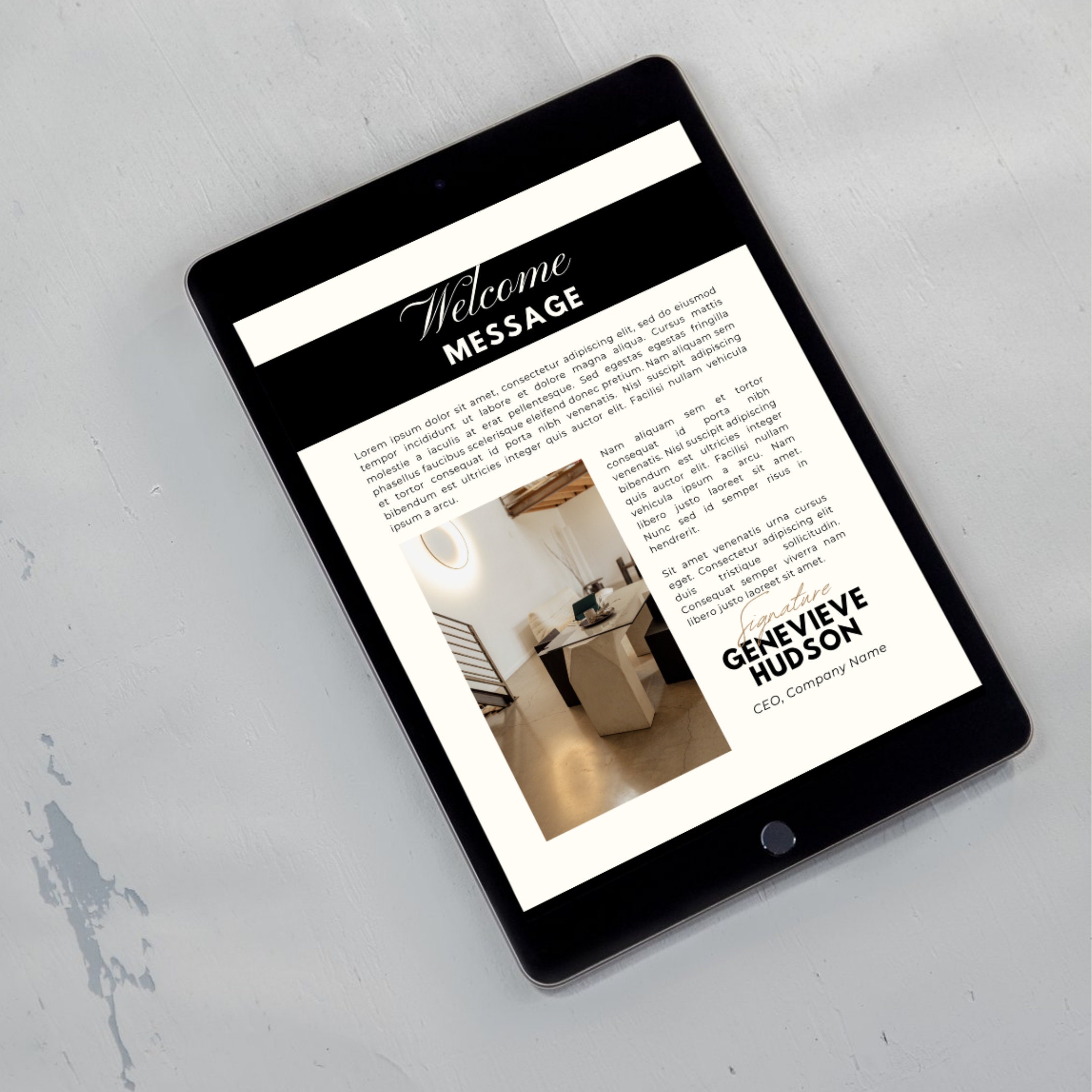 Employee Handbook Template, New Hire Onboarding Welcome Packet, HR ...