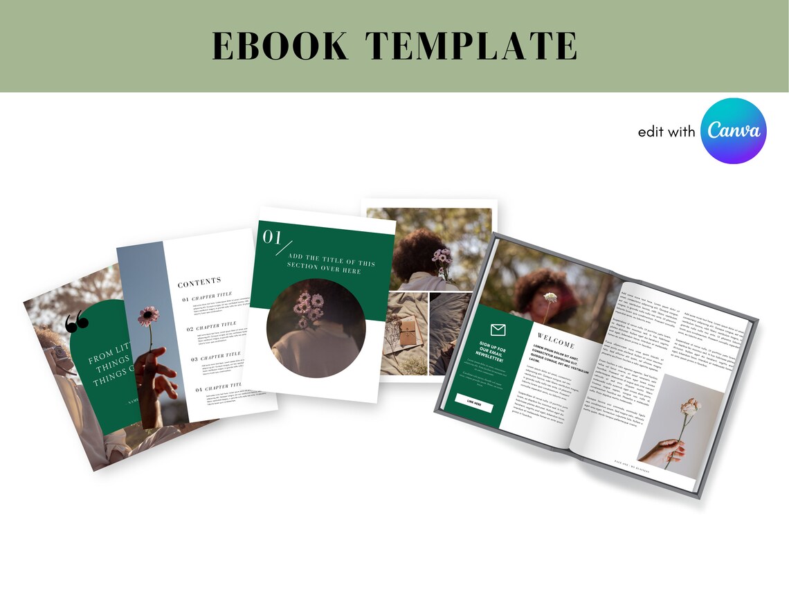 Ebook Template Canva | Workbook Template | Template for Coaches ...