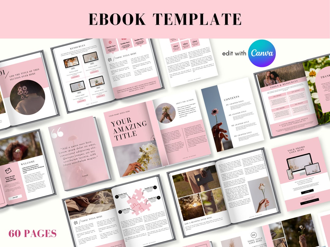 Ebook Template Canva | Workbook Template | Template for Coaches ...