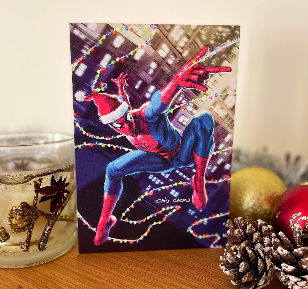 Spiderman Christmas Card 