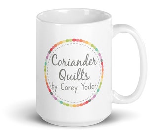 Coriander Quilts Logo Mug