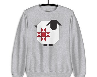 Wooly Stars Crewneck Sweatshirt by Corey Yoder of Coriander Quilts (UNISEX SIZING)