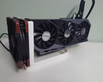Ripe3d External GPU Stand PCI Bracket With Optional 120mm Fan