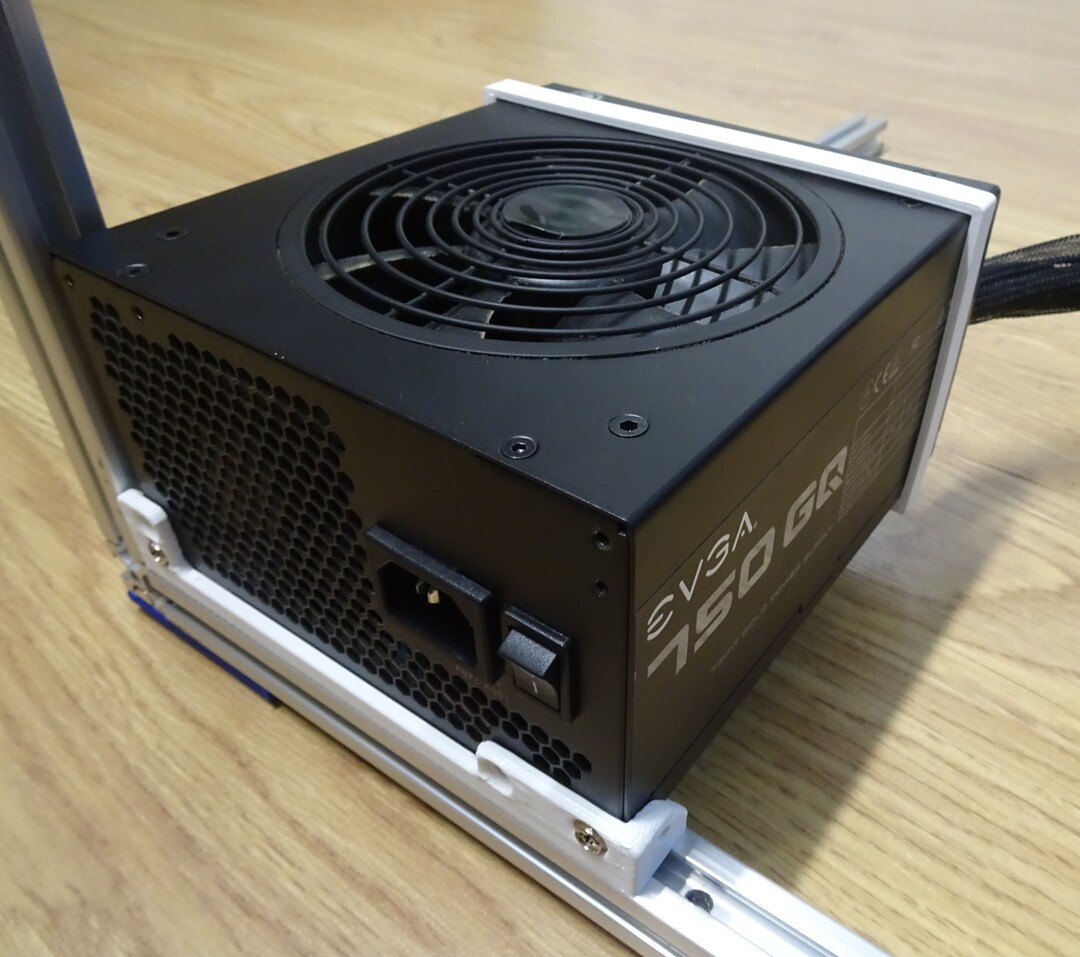 Ripe3d ATX Power Supply Bracket for 2020 Extrude Frame includes Fixings