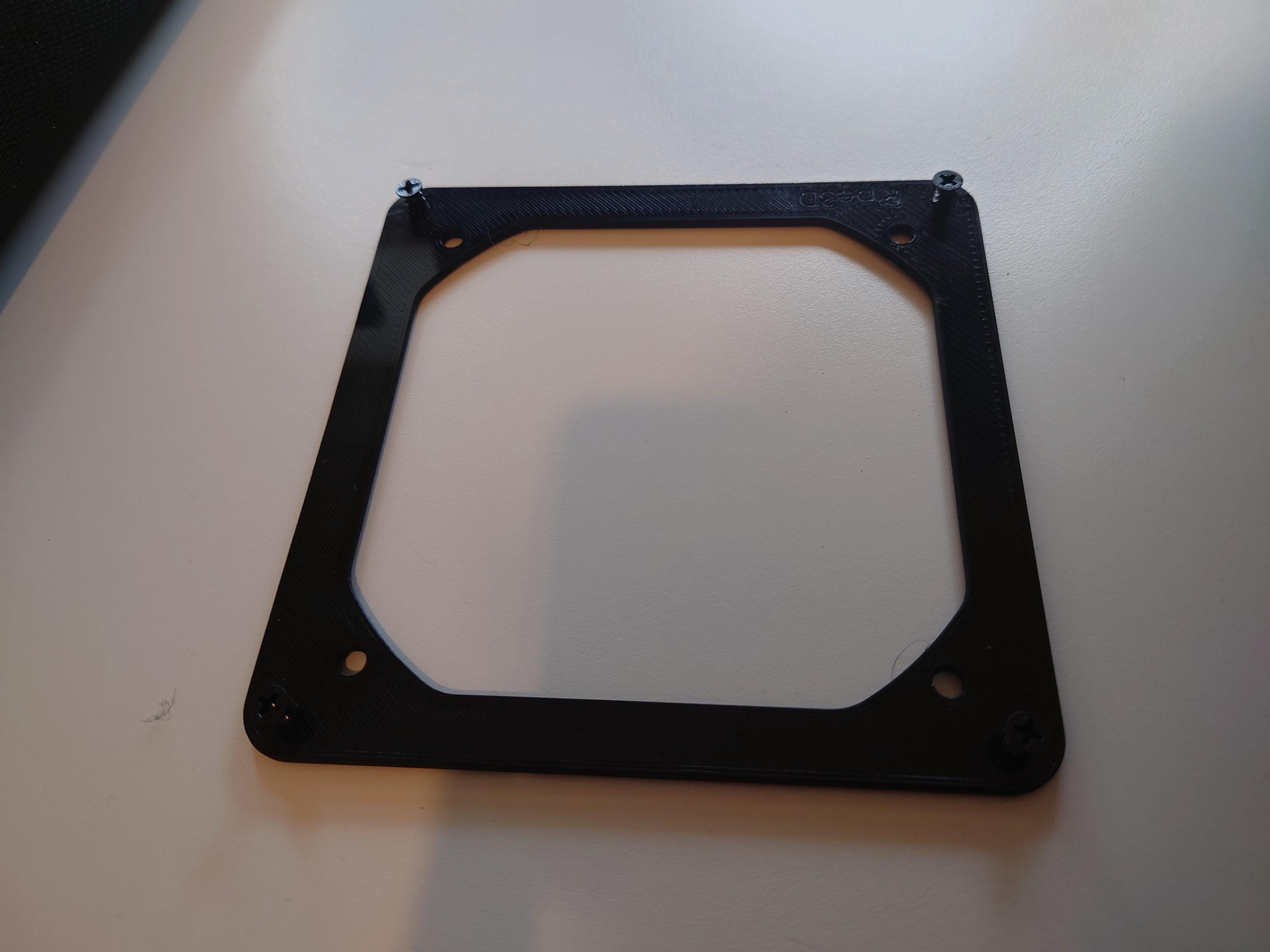 Staffa Adattatore Per Ventola Case 120 Mm - Piastra Di Montaggio Ripe3D